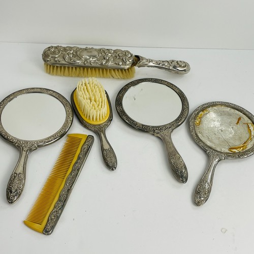 Vintage vanity set pieces - vintage,